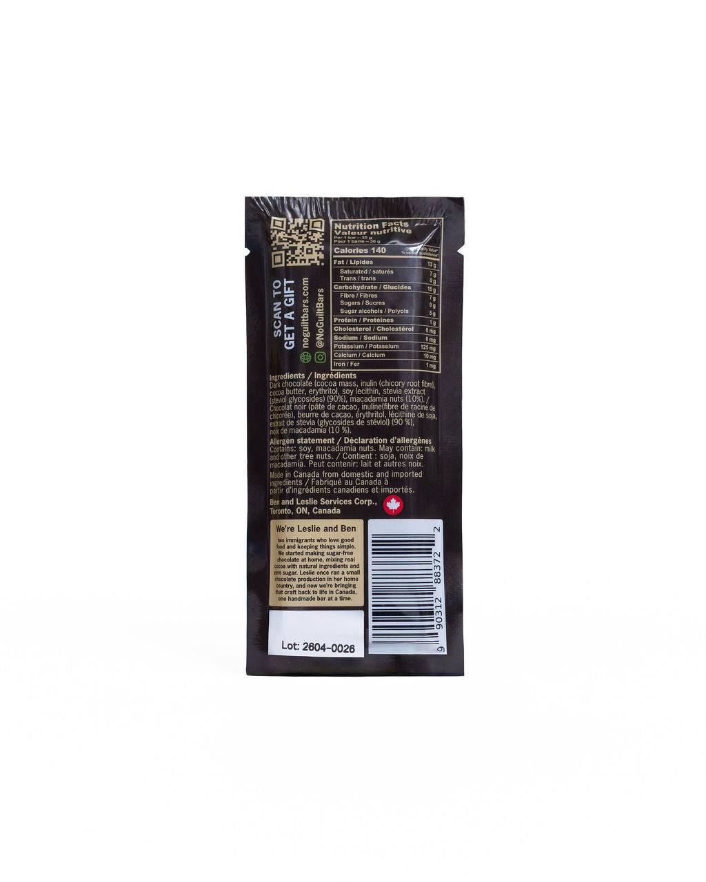 Dark Chocolate + Macadamia